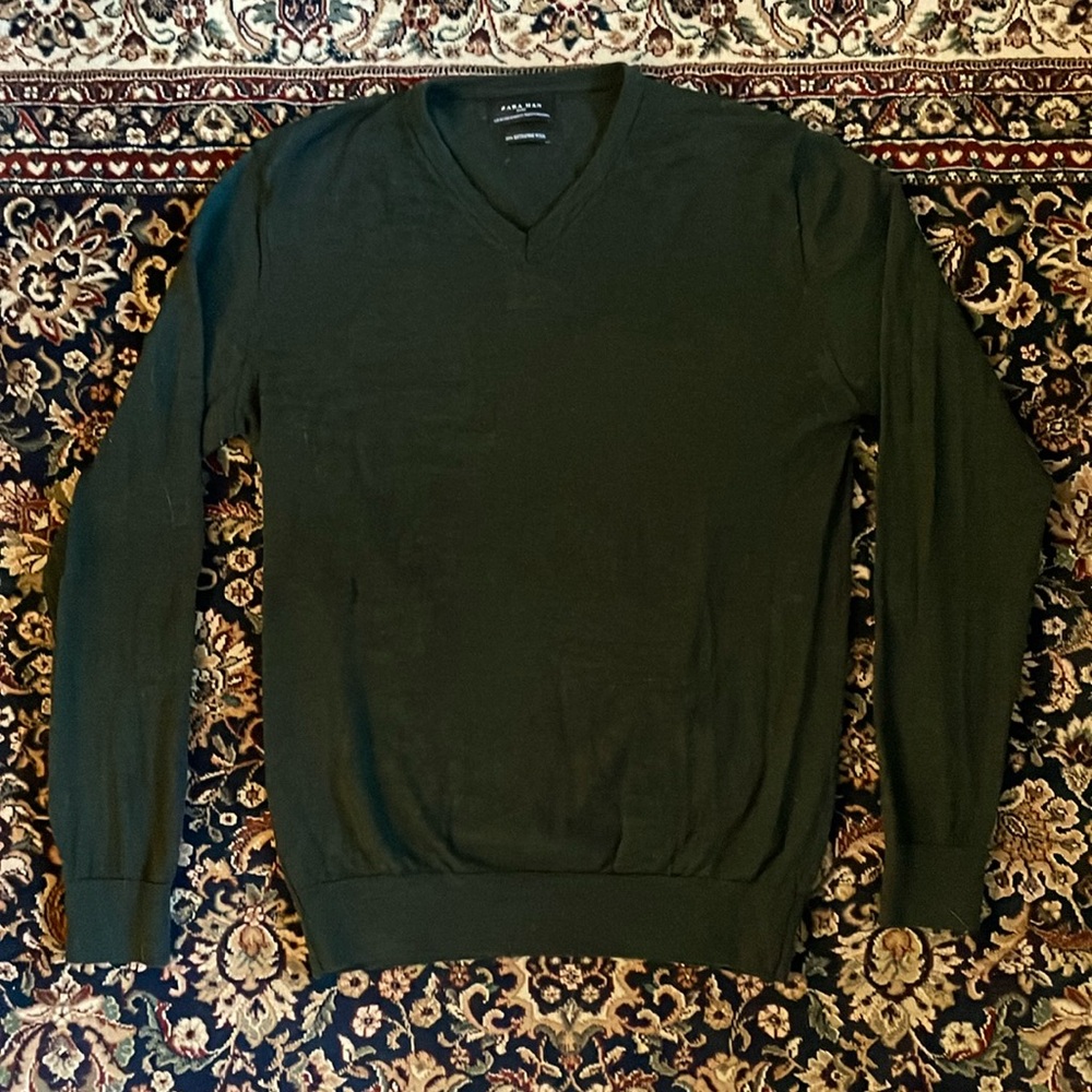 Zara Man Extra Fine Merino Wool Sweater